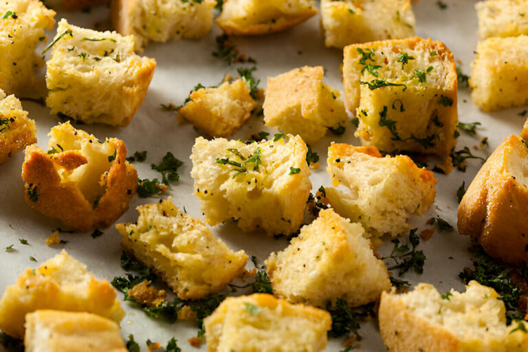 Garlic Parsley Croutons Recipe