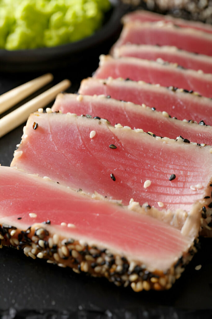Seared Ahi Tuna with Sesame Seed Crust Recipe