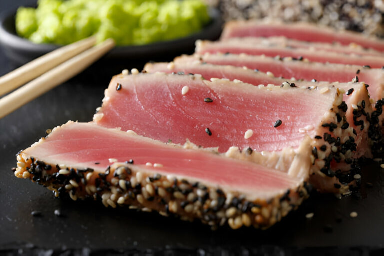 Seared Ahi Tuna with Sesame Seed Crust Recipe