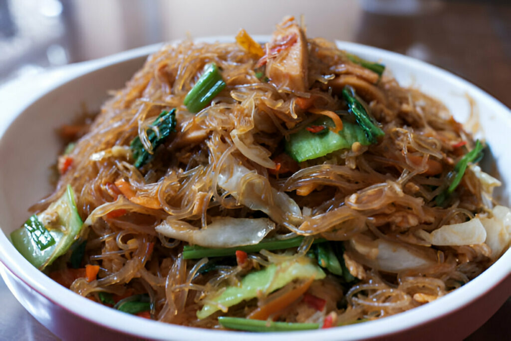 Chicken Stir Fry with Rice Noodles Recipe