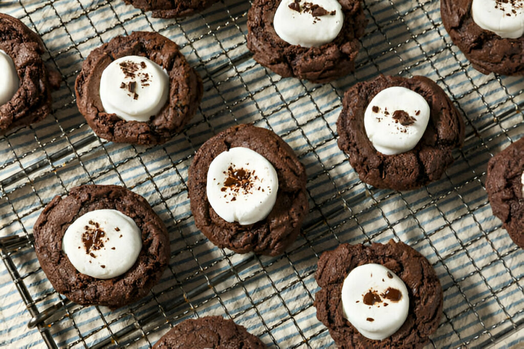 Chocolate Marshmallow Cookies Recipe