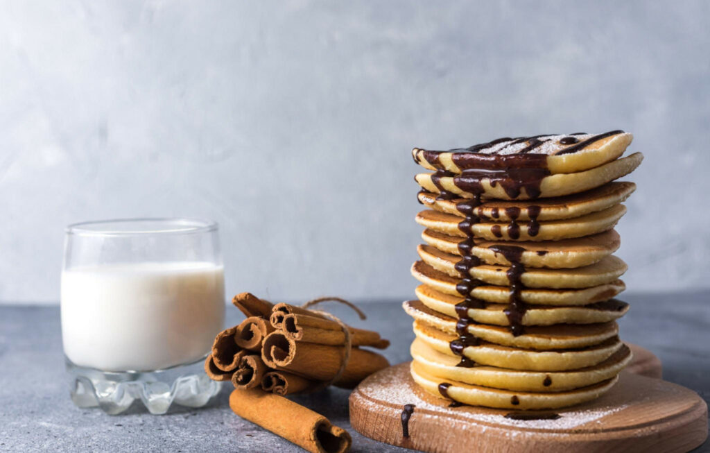 Chocolate Stuffed Pancakes Recipe