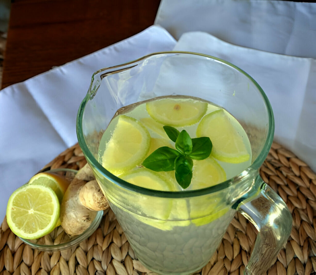 Ginger Thyme Sparkling Lemonade Recipe