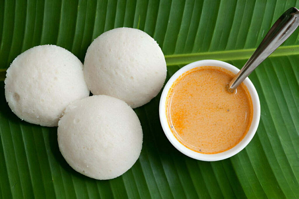 Leftover Rice Idli Recipe