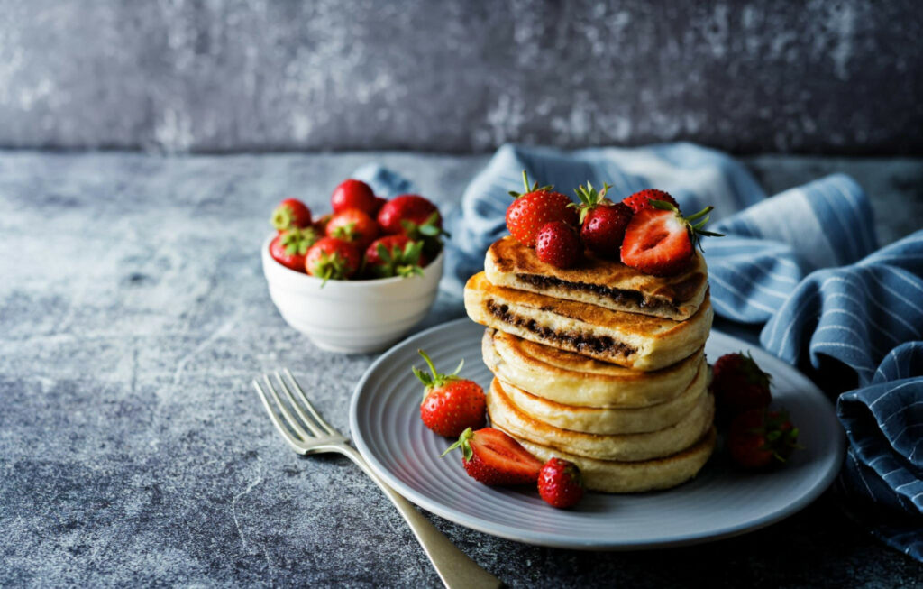 Nutella Stuffed Pancakes Recipe