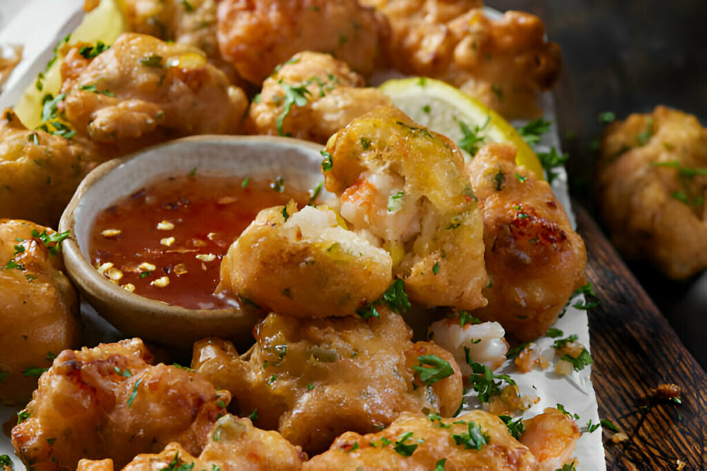 Shrimp and Corn Fritters Recipe