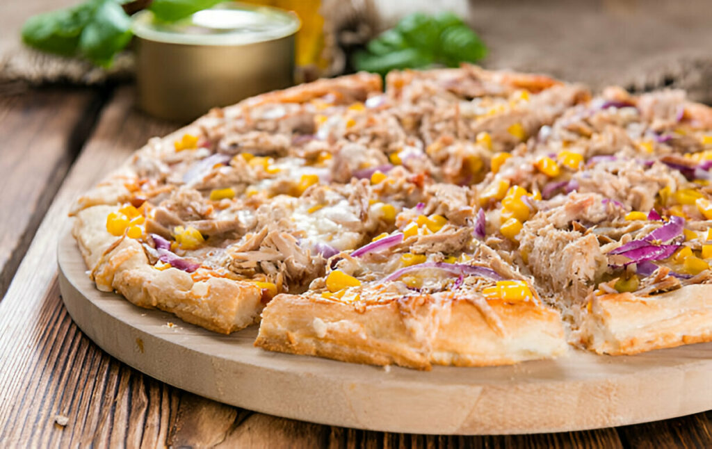 Sweetcorn and Tuna Pizza Recipe