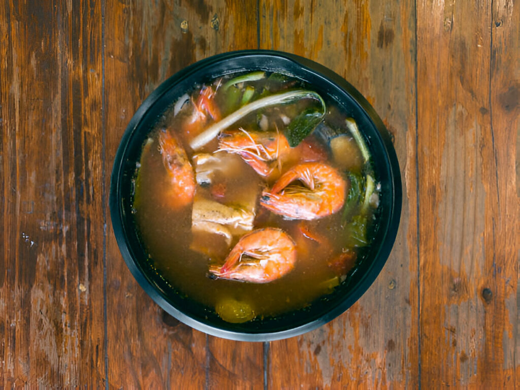 Tamarind Shrimp and Salmon Soup Recipe