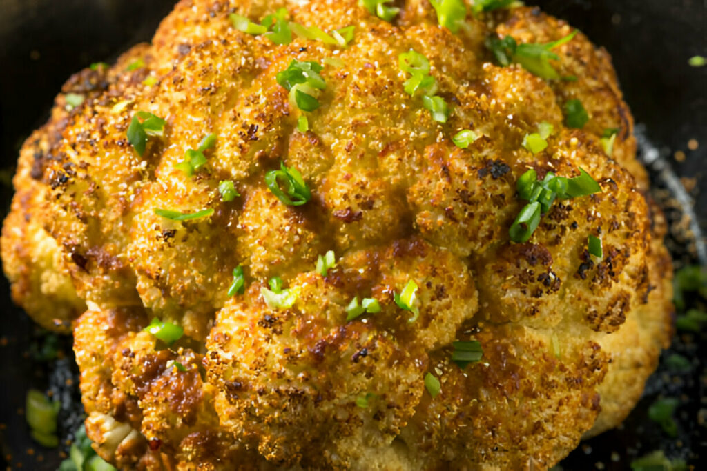 Whole Roasted Cauliflowe Recipe