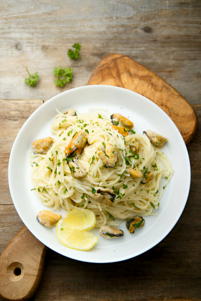 Creamy Mussel Pasta Recipe