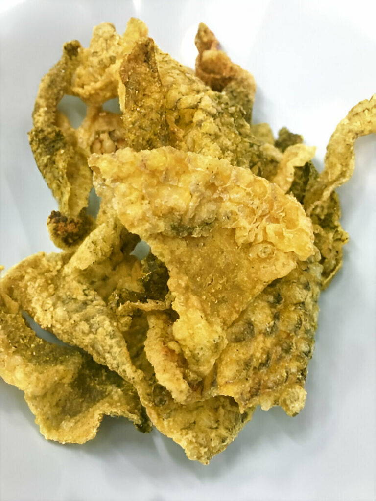 Crispy Fried Salmon Skin Recipe