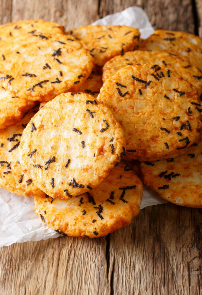 Griddled Rice Cakes with Furikake Recipe