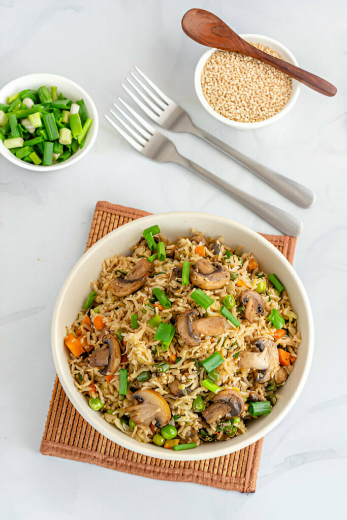 Mushroom Fried Rice Recipe