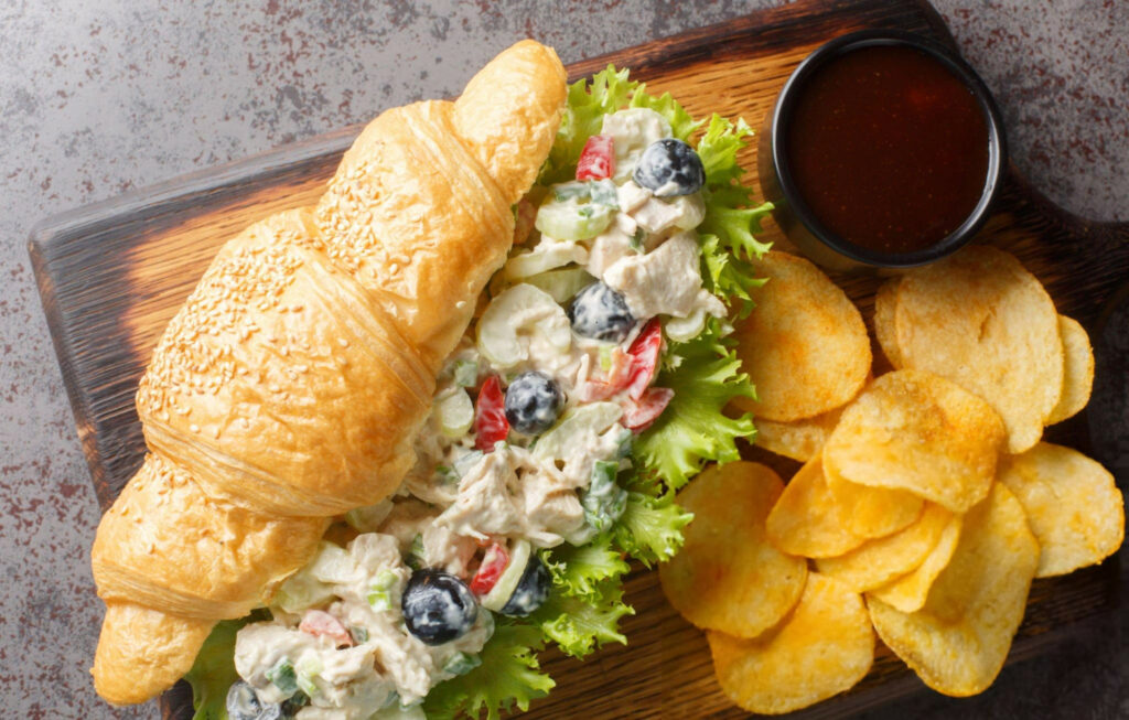 Chicken Salad Croissant Sandwich Recipe