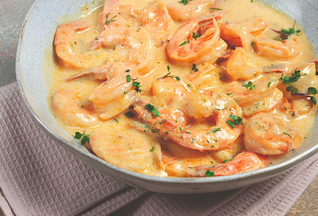 Creamy Garlic Shrimp Recipe