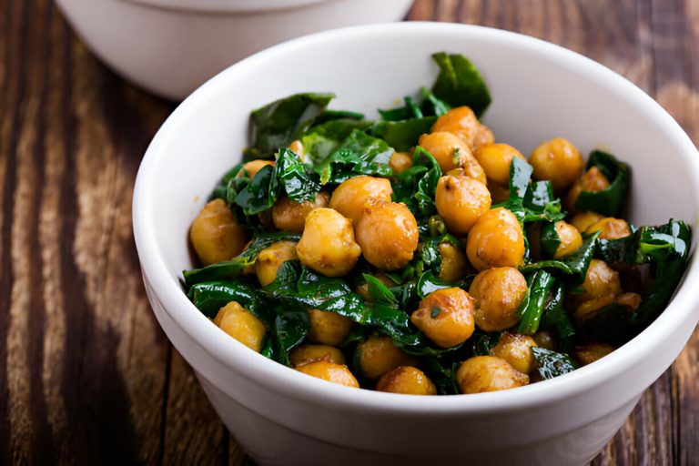 One-Pot Spanish Spinach with Chickpeas Recipe