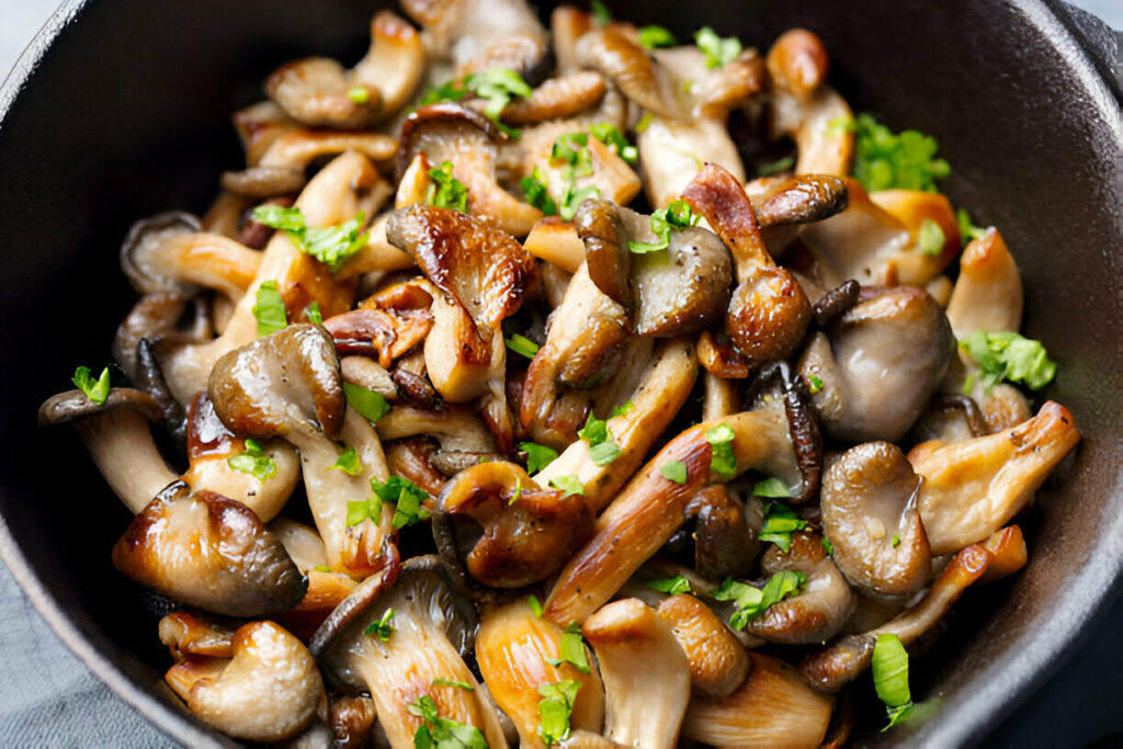 Garlic Butter Oyster Mushrooms Recipe