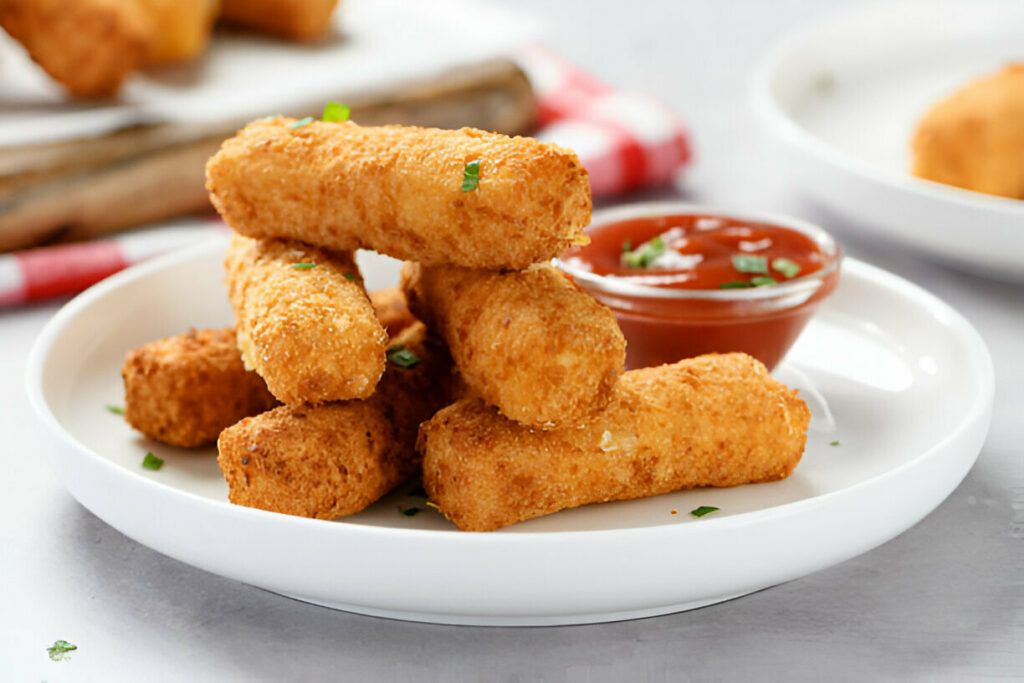 Garlic Mozzarella Sticks Recipe