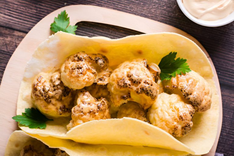 Lemons Roasted Cauliflower Tacos Recipe