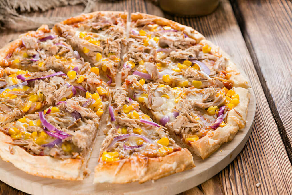 Sweetcorn and Tuna Pizza Recipe
