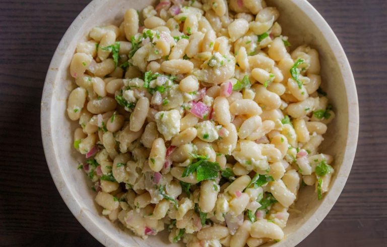White Bean Salad with Feta Recipe