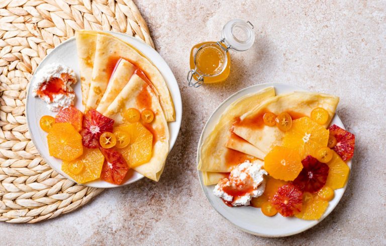 Ricotta and Orange Pancakes Recipe