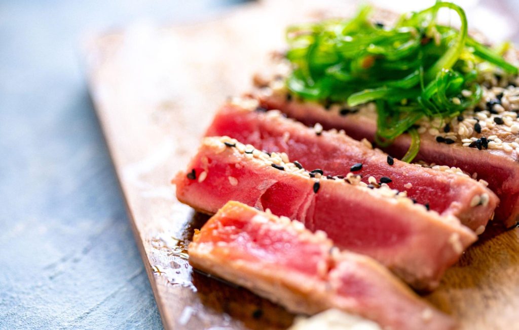 Seared Ahi Tuna with Sesame Seed Crust Recipe