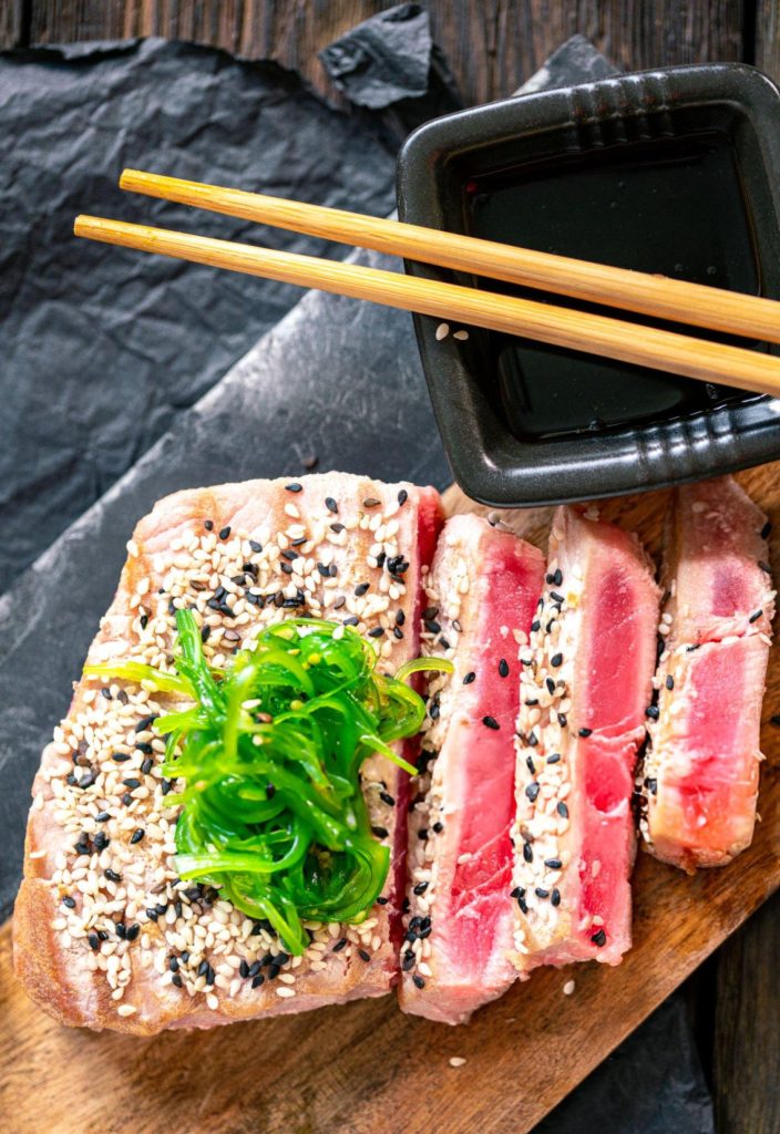 Seared Ahi Tuna with Sesame Seed Crust Recipe