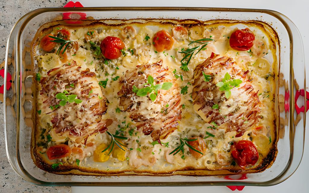 Hasselback Potato Bake Recipe