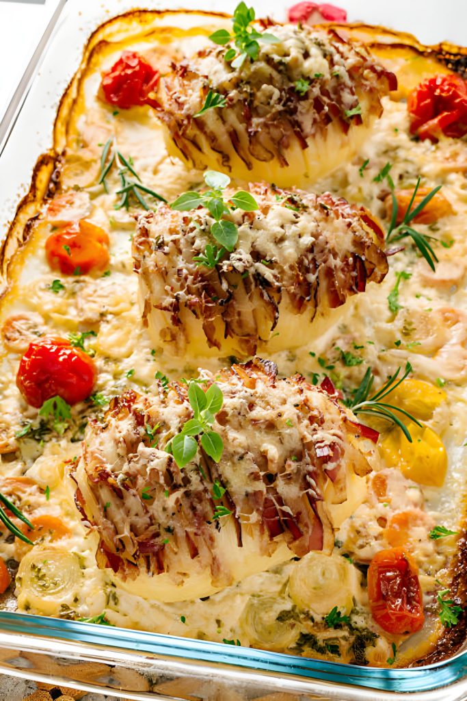 Hasselback Potato Bake Recipe