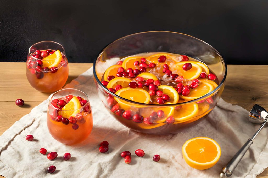 Non-Alcoholic Christmas Sangria Recipe
