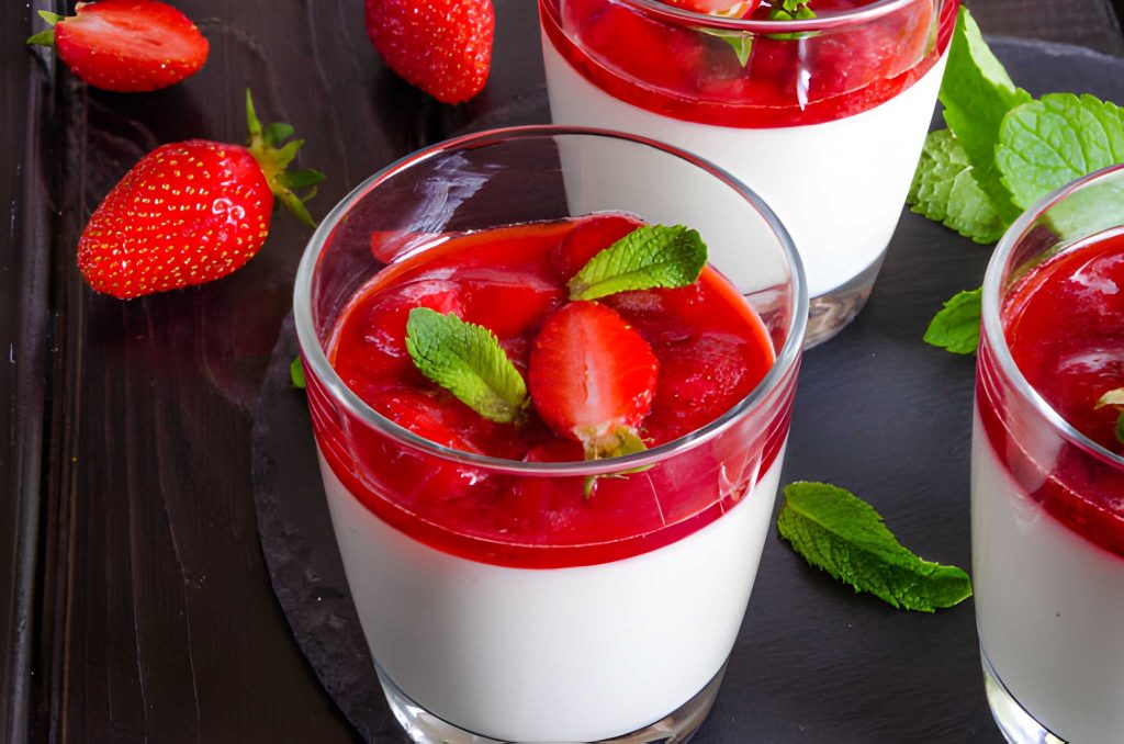 Strawberry Panna Cotta Recipe