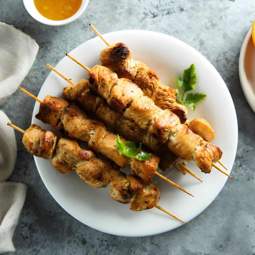 Citrus Marinated Chicken Skewers Recipe