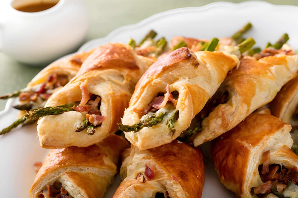 Prosciutto Wrapped Baked Brie Rolls Recipe